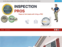 Tablet Screenshot of inspectionprosla.com